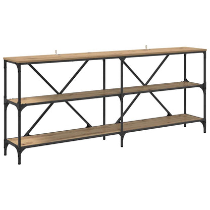 vidaXL Console Table Artisan Oak 180 x 30 x 75 cm Engineered Wood 2