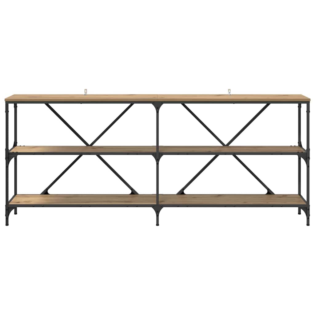 vidaXL Console Table Artisan Oak 180 x 30 x 75 cm Engineered Wood 5