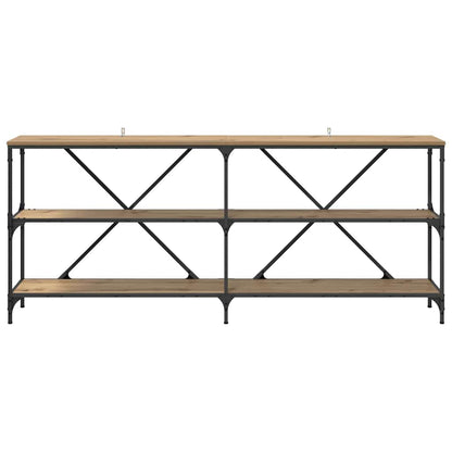 vidaXL Console Table Artisan Oak 180 x 30 x 75 cm Engineered Wood 5