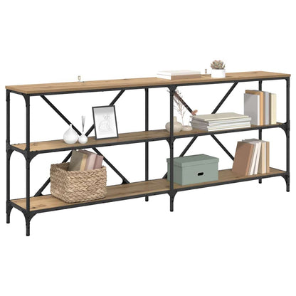 vidaXL Console Table Artisan Oak 180 x 30 x 75 cm Engineered Wood 3