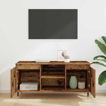 vidaXL TV Cabinet 104 x 35 x 50 cm Old Wood Engineered Wood 4