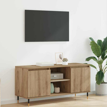 vidaXL TV Cabinet 104 x 35 x 50 cm Artisan Oak Engineered Wood 1