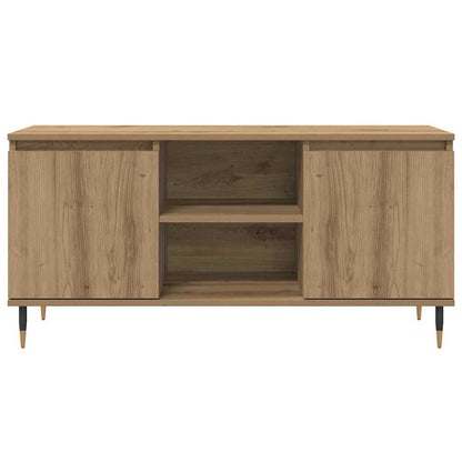 vidaXL TV Cabinet 104 x 35 x 50 cm Artisan Oak Engineered Wood 6
