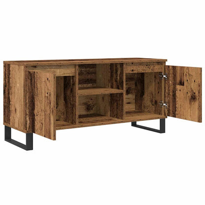 vidaXL TV Cabinet 104 x 35 x 50 cm Old Wood Engineered Wood 5