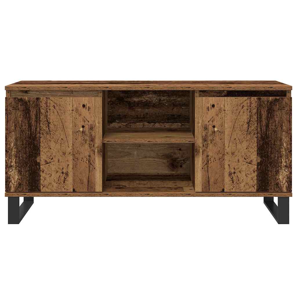 vidaXL TV Cabinet 104 x 35 x 50 cm Old Wood Engineered Wood 6