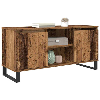 vidaXL TV Cabinet 104 x 35 x 50 cm Old Wood Engineered Wood 3