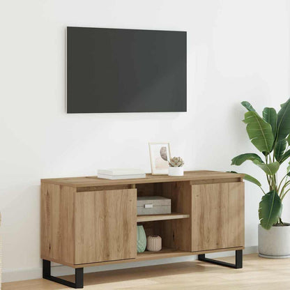 vidaXL TV Cabinet 104 x 35 x 50 cm Artisan Oak Engineered Wood 1