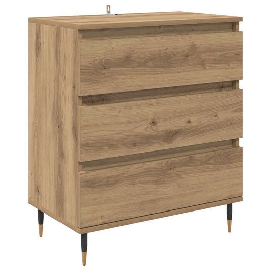 vidaXL Sideboard Artisan Oak 60 x 35 x 70 cm Engineered Wood 2