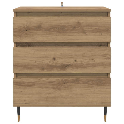 vidaXL Sideboard Artisan Oak 60 x 35 x 70 cm Engineered Wood 6