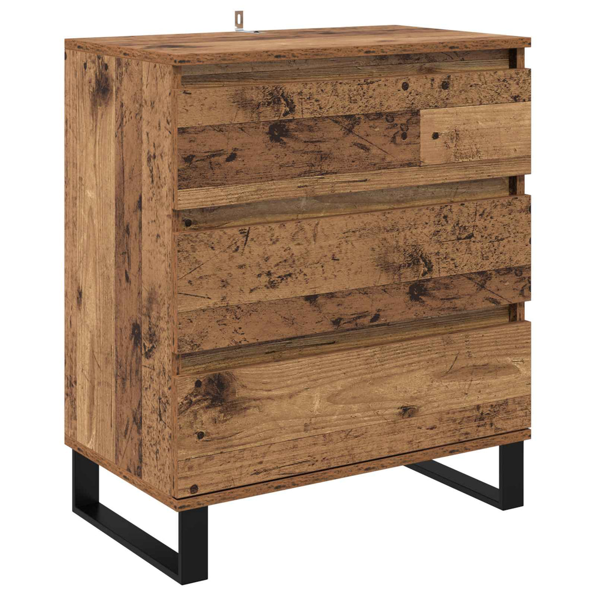 Sideboard 60x35x70 cm Engineered Wood Old wood