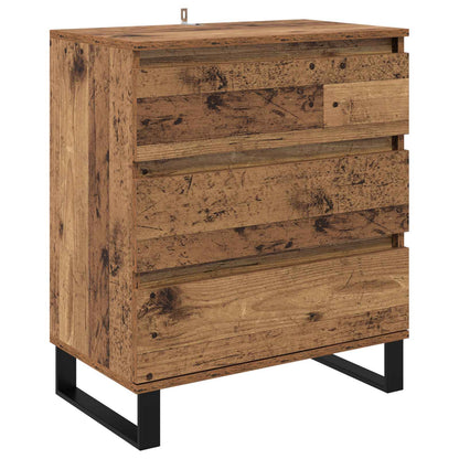 Sideboard 60x35x70 cm Engineered Wood Old wood