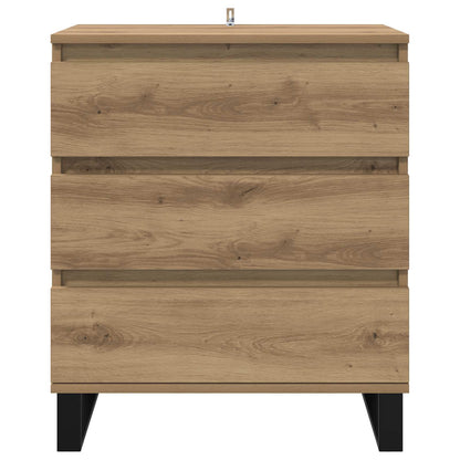 vidaXL Sideboard Artisan Oak 60 x 35 x 70 cm Engineered Wood 6