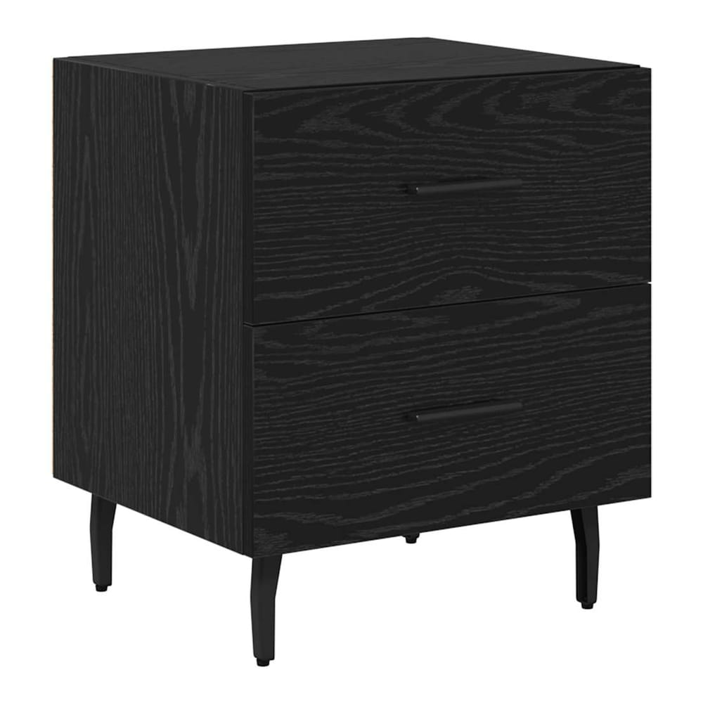 Bedside Cabinet 40x35x47,5 cm Engineered Wood Black oak