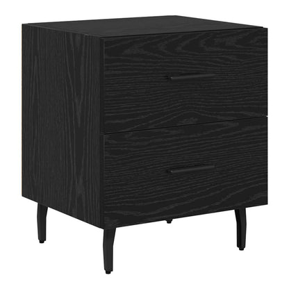 Bedside Cabinet 40x35x47,5 cm Engineered Wood Black oak