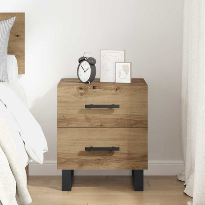 vidaXL Bedside Cabinet Artisan Oak 40 x 35 x 47.5 cm Engineered Wood 4