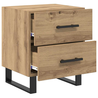 vidaXL Bedside Cabinet Artisan Oak 40 x 35 x 47.5 cm Engineered Wood 5
