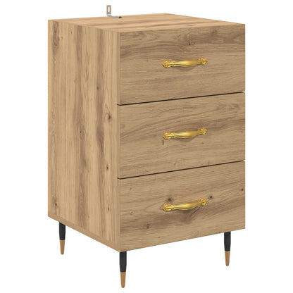 vidaXL Bedside Cabinet Artisan Oak 40 x 40 x 66 cm Engineered Wood 2