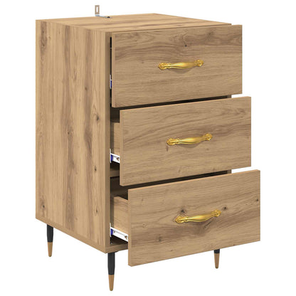 vidaXL Bedside Cabinet Artisan Oak 40 x 40 x 66 cm Engineered Wood 5