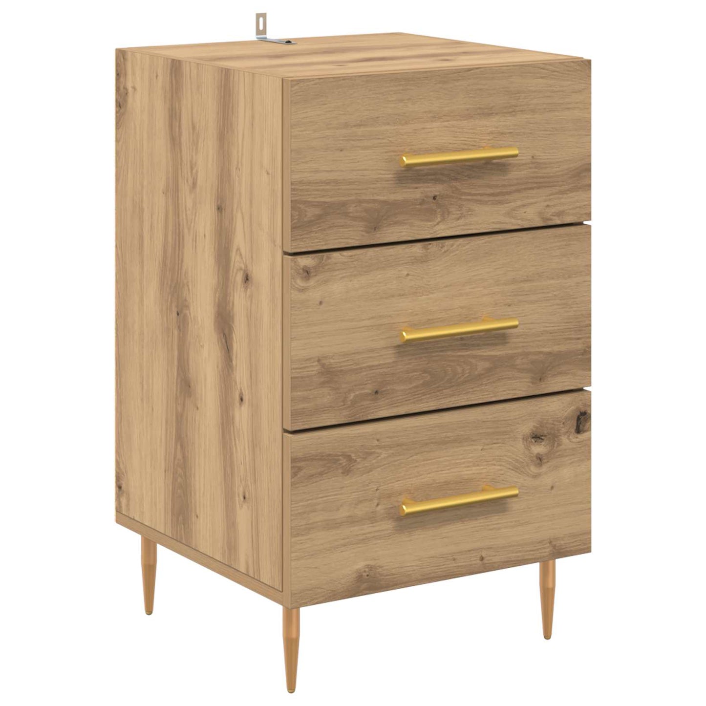 vidaXL Bedside Cabinet Artisan Oak 40 x 40 x 66 cm Engineered Wood 2