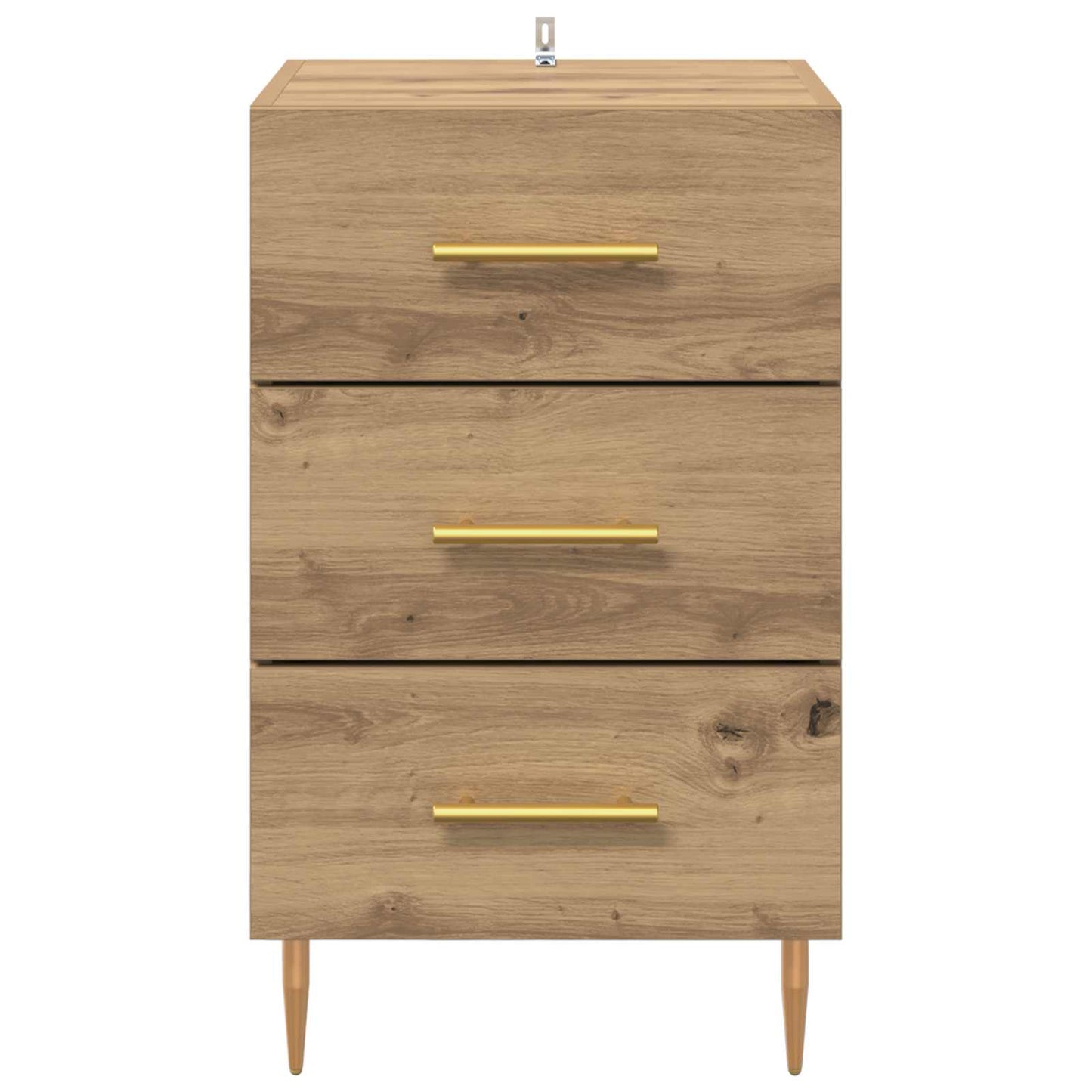 vidaXL Bedside Cabinet Artisan Oak 40 x 40 x 66 cm Engineered Wood 6
