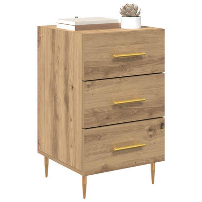 vidaXL Bedside Cabinet Artisan Oak 40 x 40 x 66 cm Engineered Wood 3