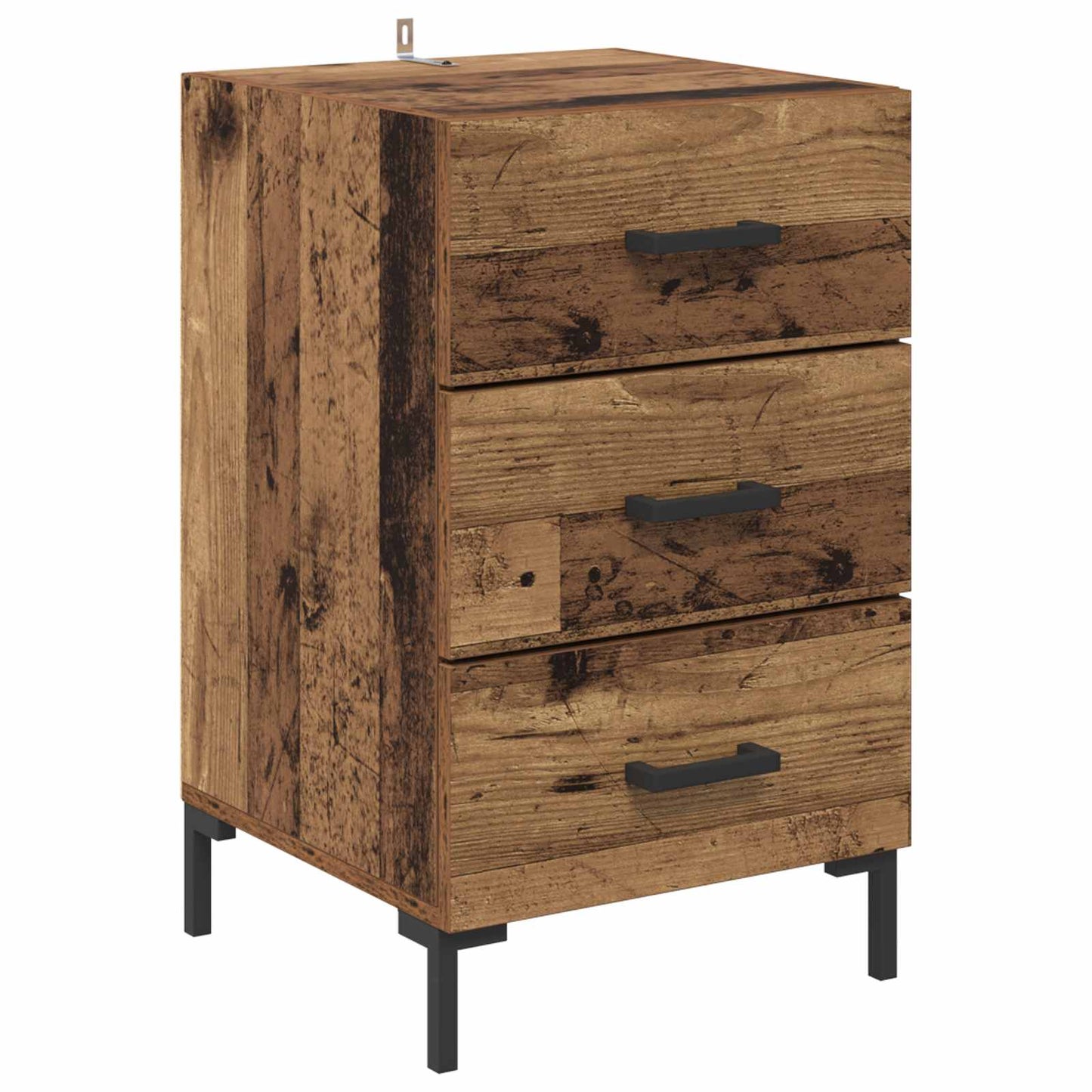 vidaXL Bedside Cabinet Old Wood 40 x 40 x 66 cm Engineered Wood 2