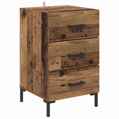 vidaXL Bedside Cabinet Old Wood 40 x 40 x 66 cm Engineered Wood 2