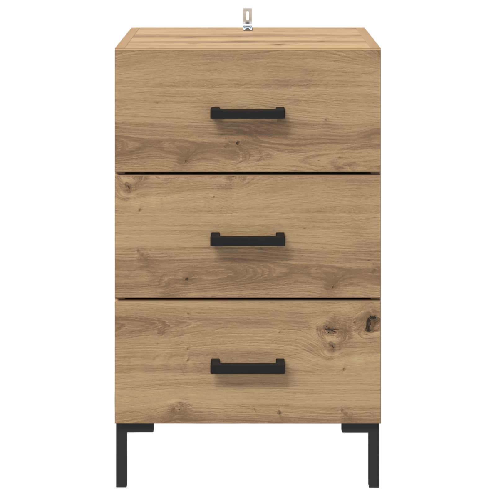 vidaXL Bedside Cabinet Artisan Oak 40 x 40 x 66 cm Engineered Wood 6