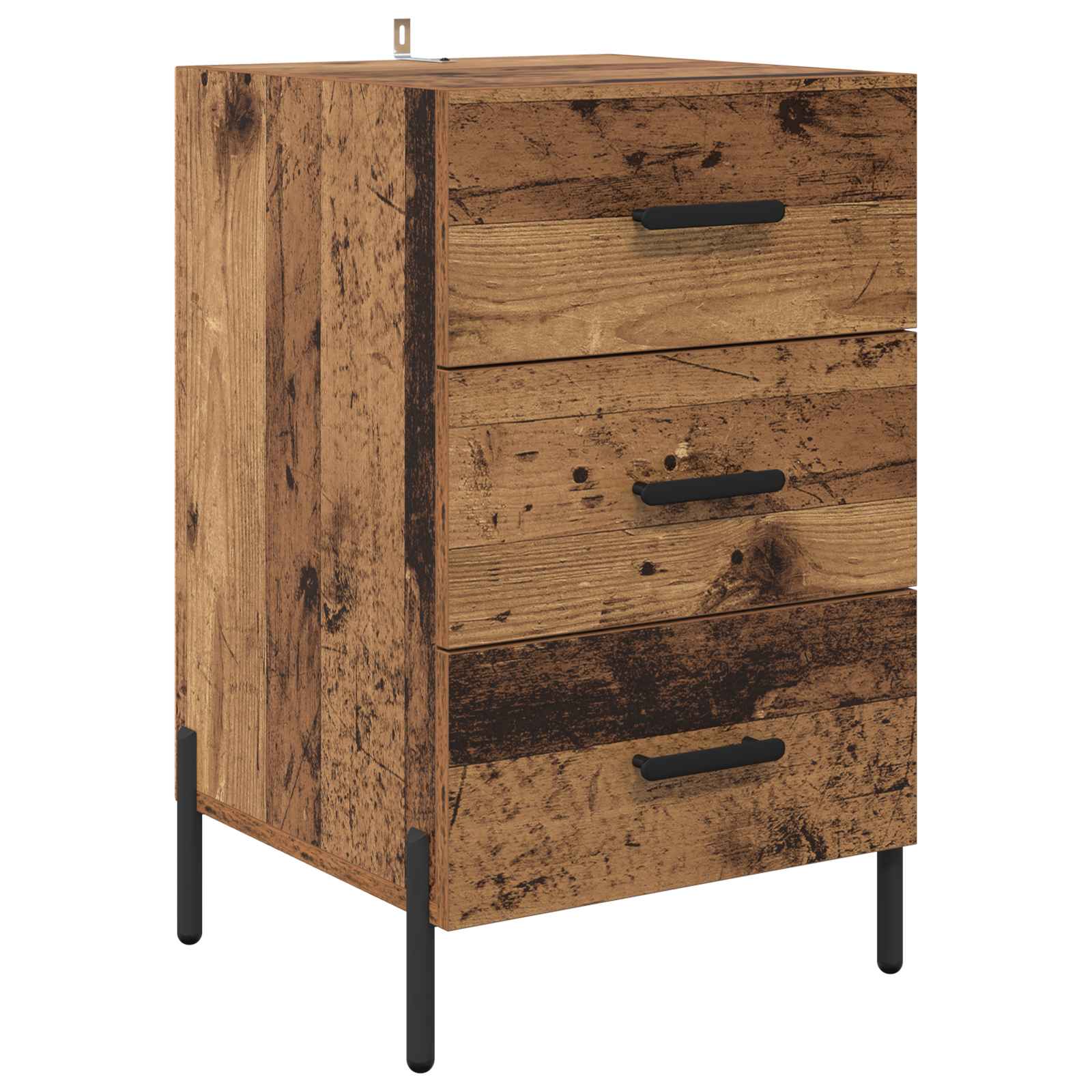 vidaXL Bedside Cabinet Old Wood 40 x 40 x 66 cm Engineered Wood 2