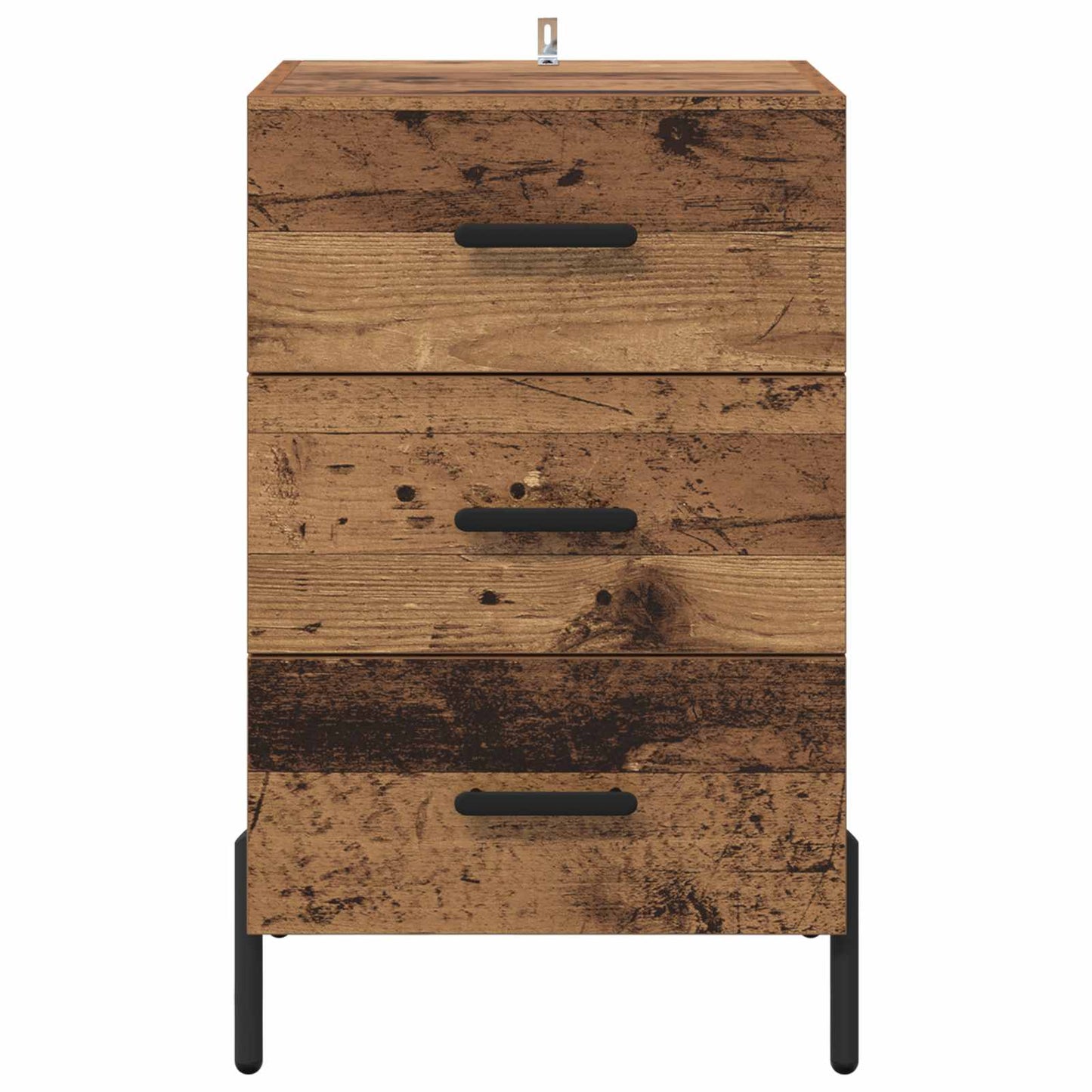 vidaXL Bedside Cabinet Old Wood 40 x 40 x 66 cm Engineered Wood 6