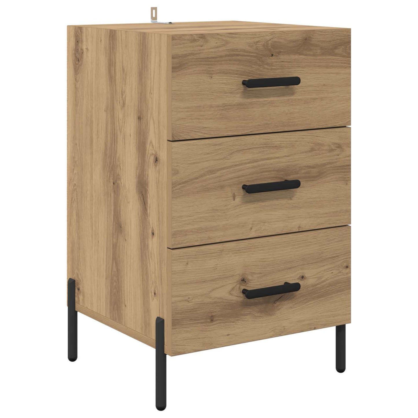 vidaXL Bedside Cabinet Artisan Oak 40 x 40 x 66 cm Engineered Wood 2