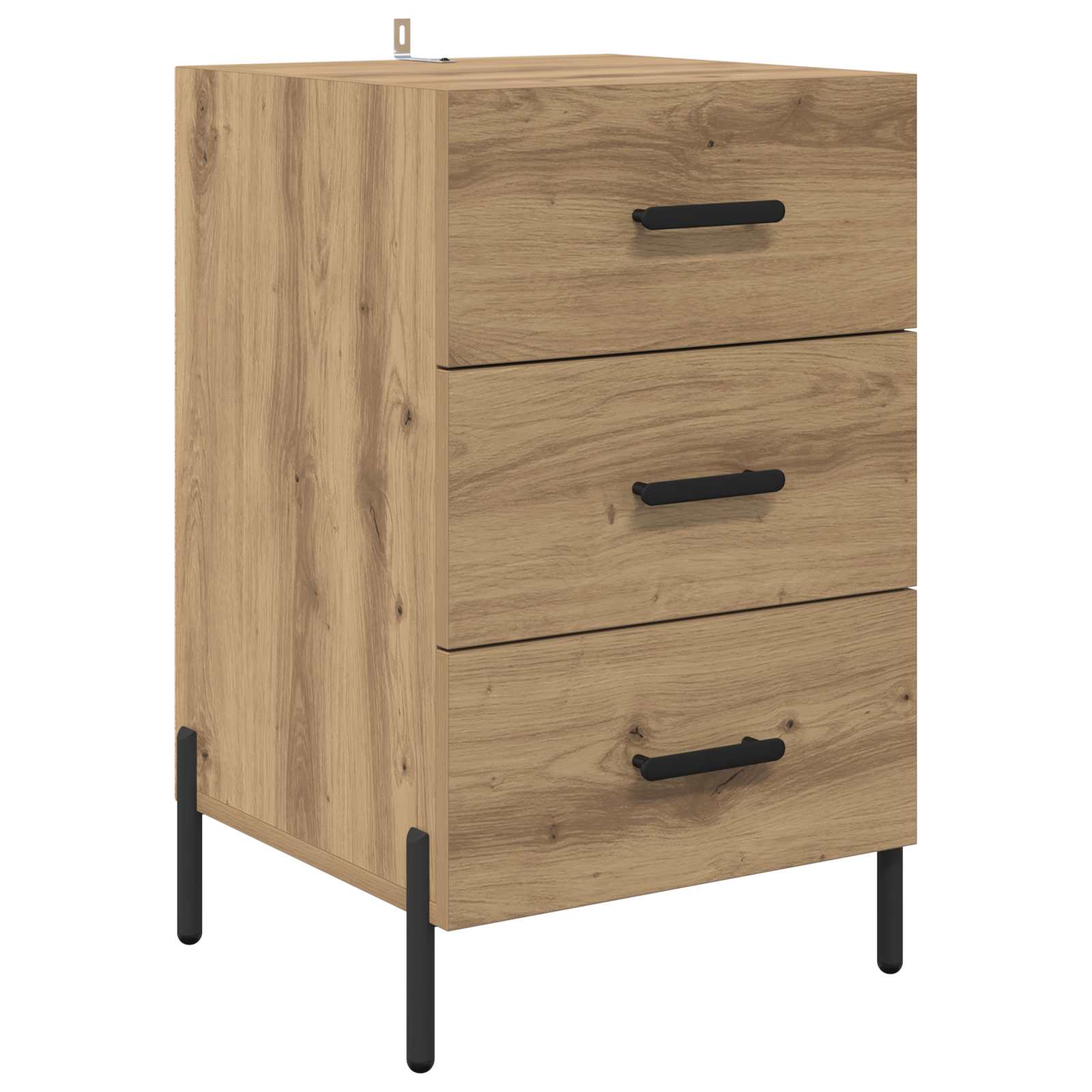 vidaXL Bedside Cabinet Artisan Oak 40 x 40 x 66 cm Engineered Wood 2