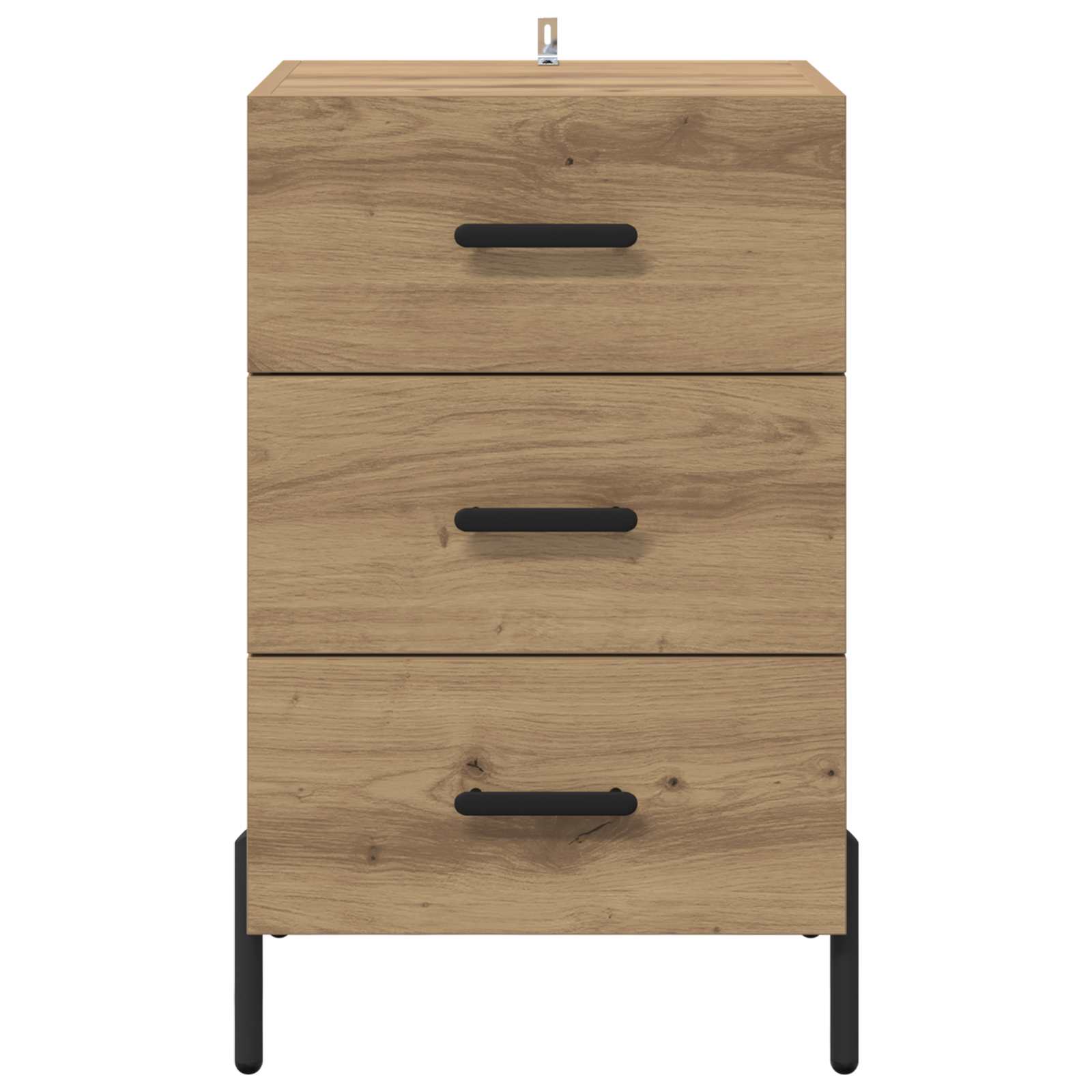 vidaXL Bedside Cabinet Artisan Oak 40 x 40 x 66 cm Engineered Wood 6