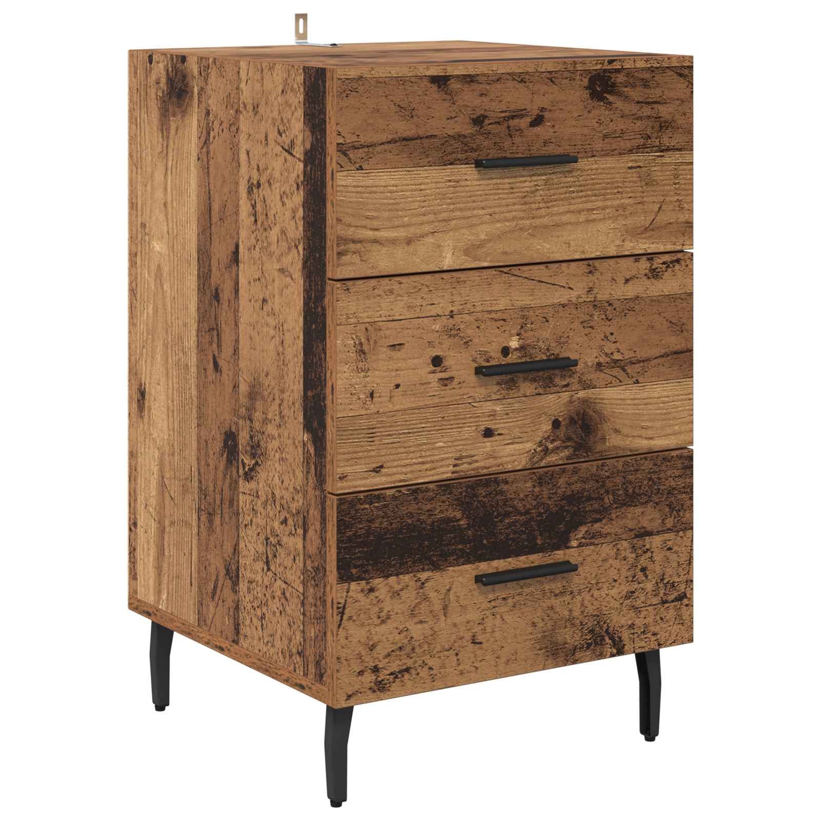 vidaXL Bedside Cabinet Old Wood 40 x 40 x 66 cm Engineered Wood 2
