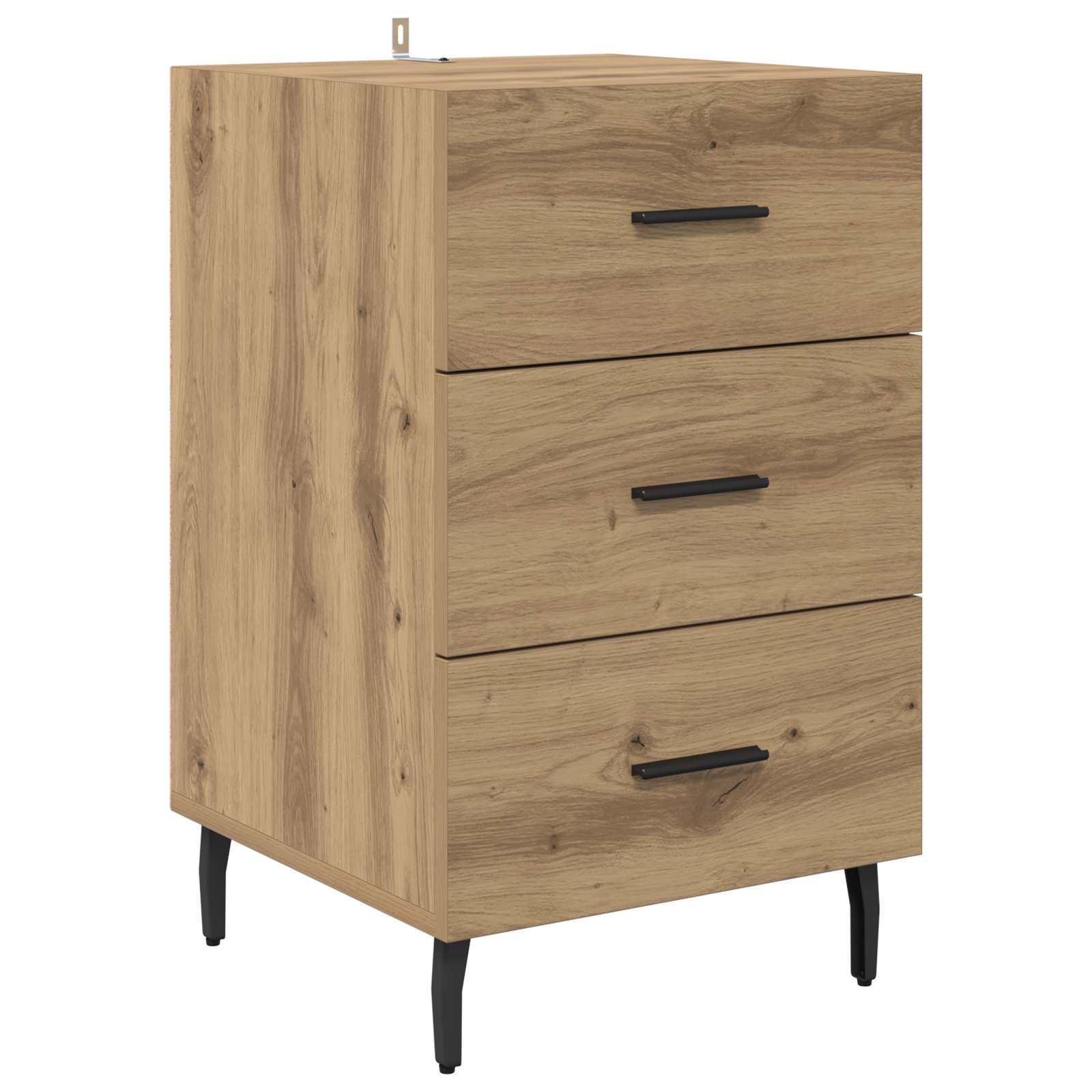 vidaXL Bedside Cabinet Artisan Oak 40 x 40 x 66 cm Engineered Wood 2