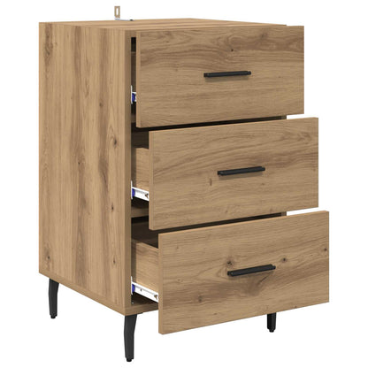vidaXL Bedside Cabinet Artisan Oak 40 x 40 x 66 cm Engineered Wood 5