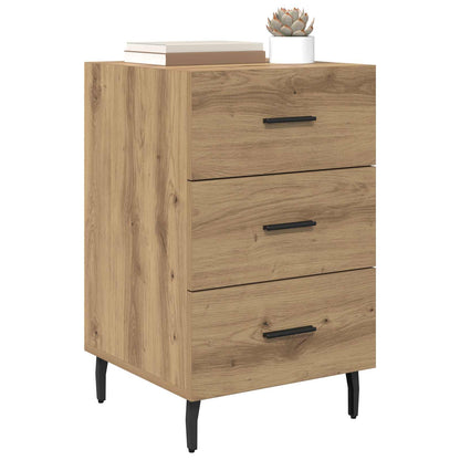 vidaXL Bedside Cabinet Artisan Oak 40 x 40 x 66 cm Engineered Wood 3