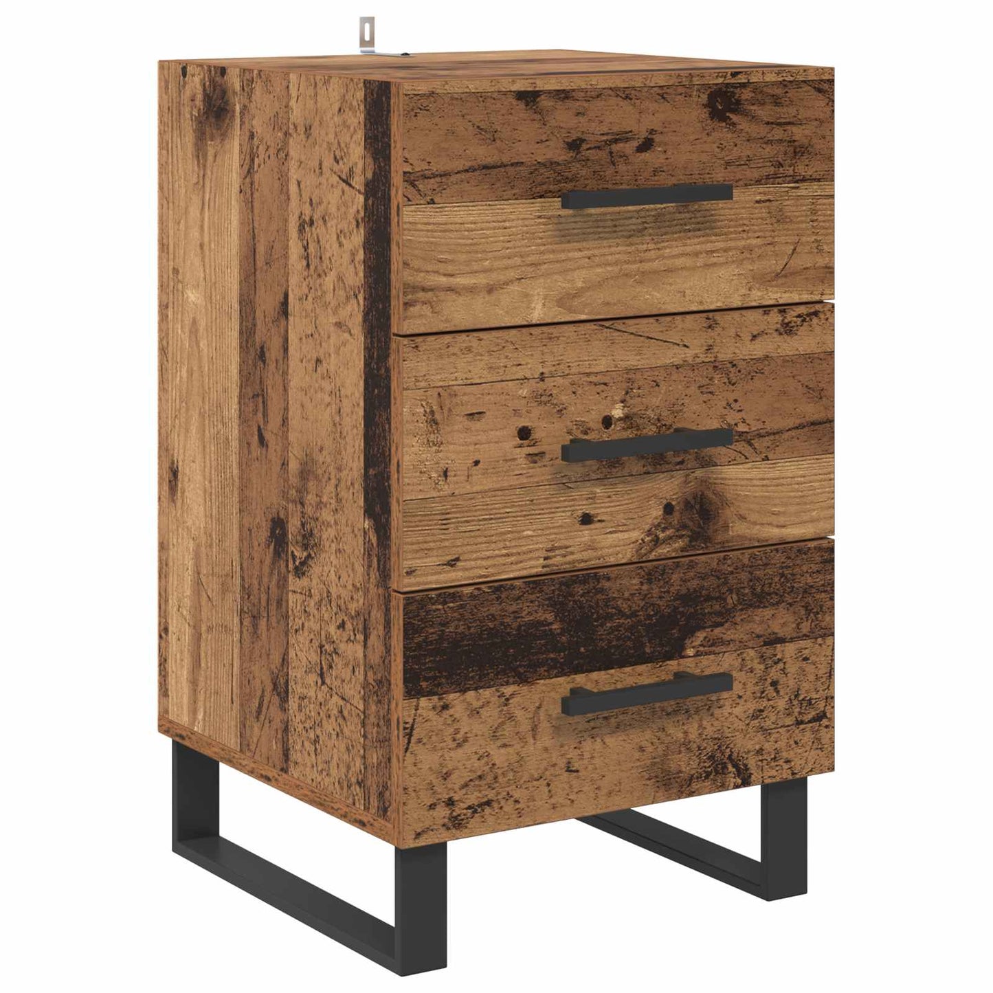 vidaXL Bedside Cabinet Old Wood 40 x 40 x 66 cm Engineered Wood 2