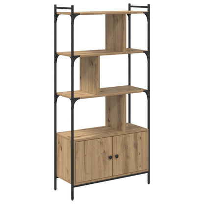 vidaXL Bookcase 6-Tier 76.5 x 30 x 154.5 cm Engineered Wood 2