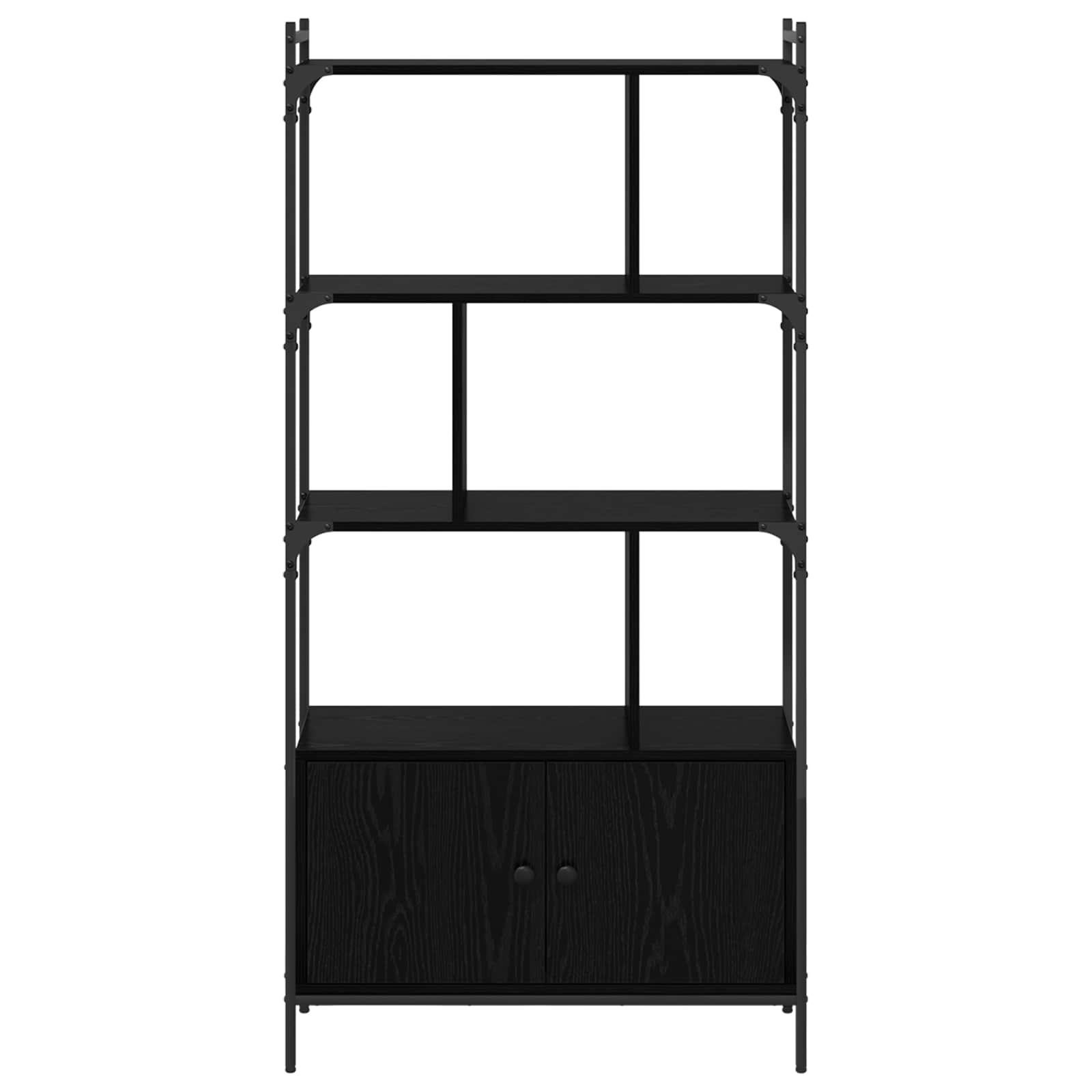 vidaXL Bookcase 6-Tier 76.5 x 30 x 154.5 cm Engineered Wood 6