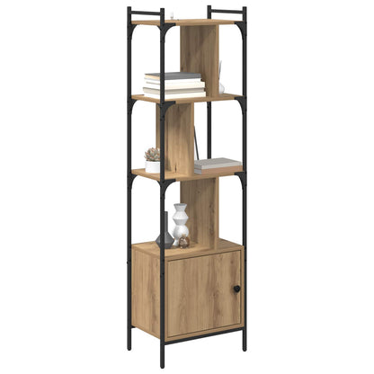 vidaXL Bookcase 6-Tier 44.5 x 30 x 154.5 cm Engineered Wood 3