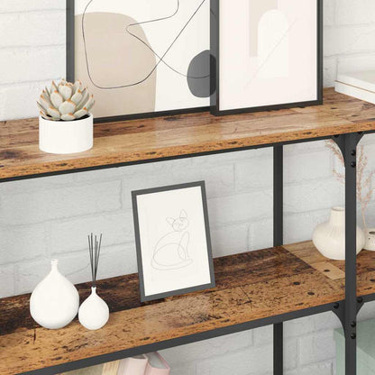 vidaXL Console Table Old Wood 150 x 29 x 75 cm 4