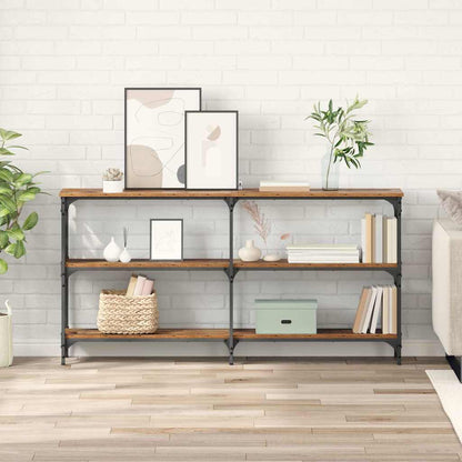 vidaXL Console Table Old Wood 150 x 29 x 75 cm 1
