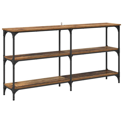 vidaXL Console Table Old Wood 150 x 29 x 75 cm 2