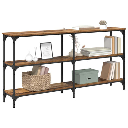 vidaXL Console Table Old Wood 150 x 29 x 75 cm 3