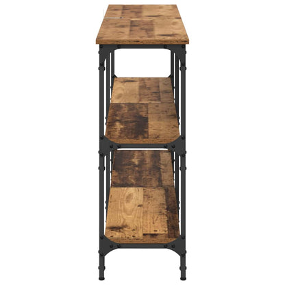 vidaXL Console Table Old Wood 150 x 29 x 75 cm 6