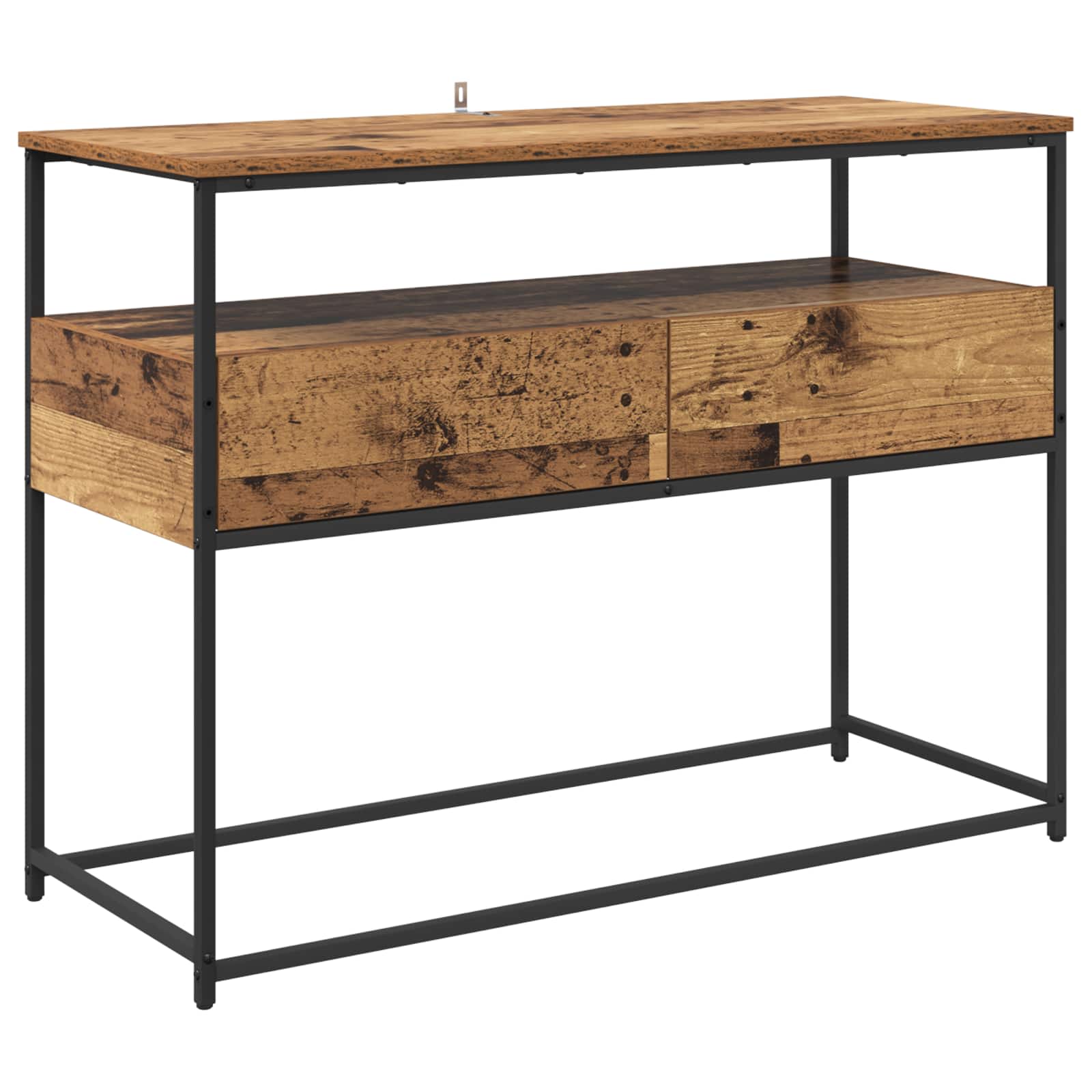 vidaXL Console Table Old Wood 100 x 40 x 75 cm Engineered Wood 2