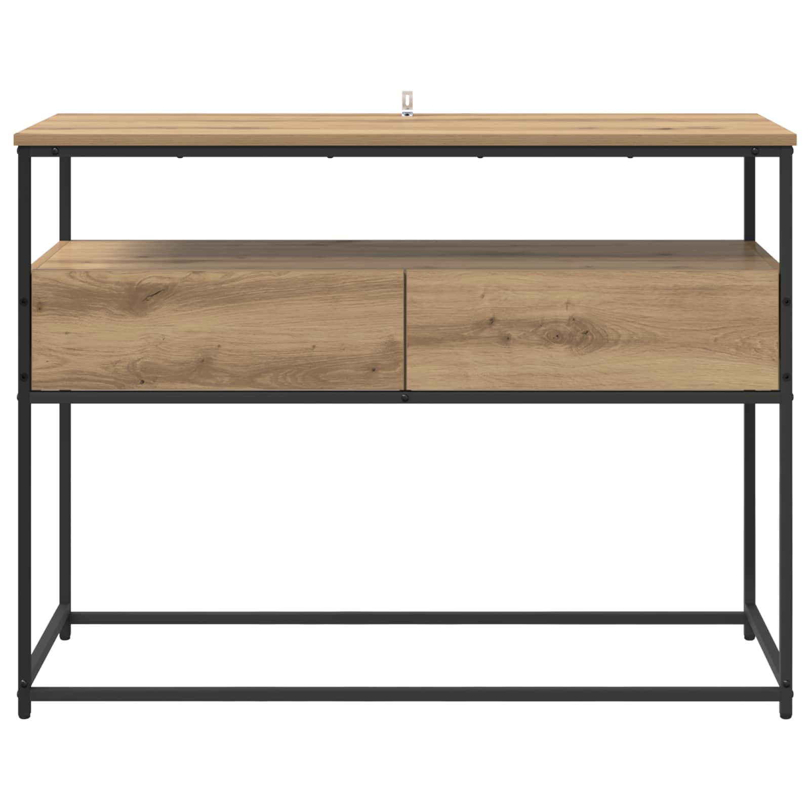 vidaXL Console Table Artisan Oak 100 x 40 x 75 cm Engineered Wood 6