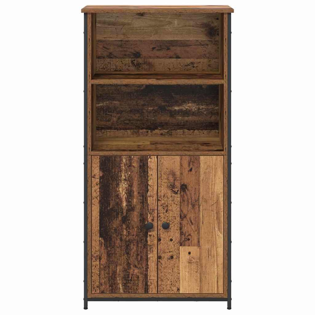 vidaXL Highboard Old Wood 62 x 36 x 121.5 cm Engineered Wood 6