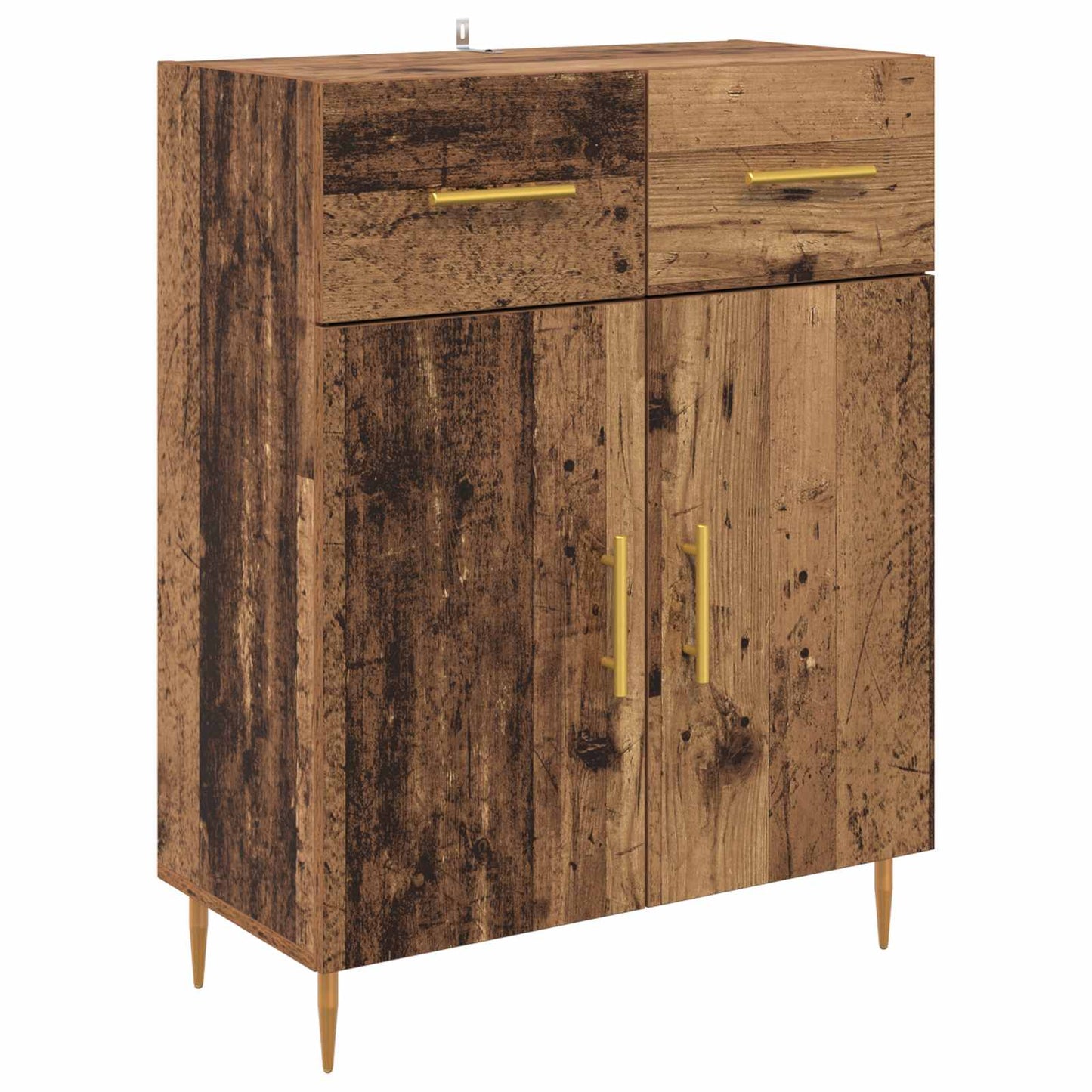 vidaXL Sideboard Old Wood 69.5 x 34 x 90 cm Engineered Wood 2